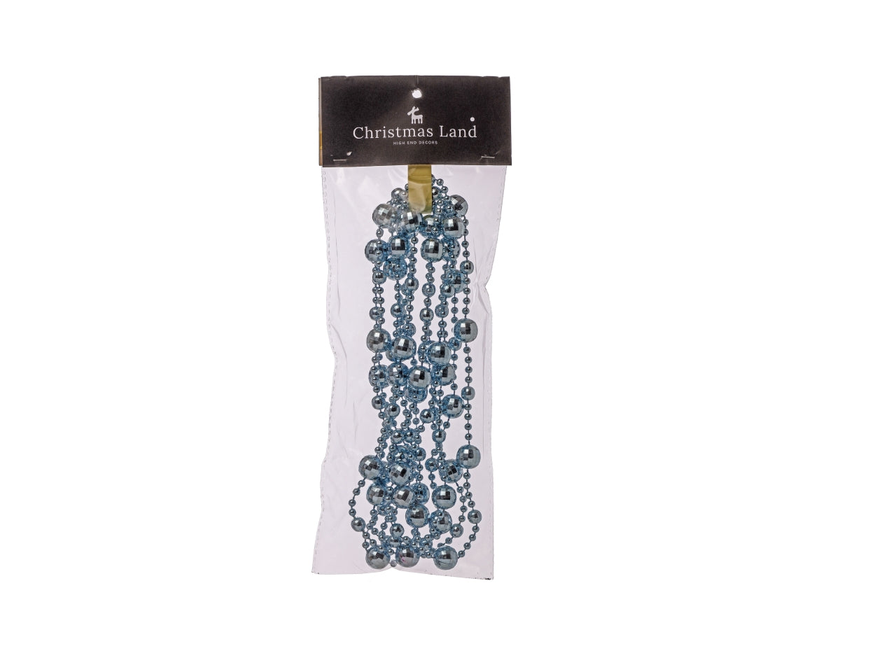 Ghirlanda perle diametro 14mmx2,7mt blu