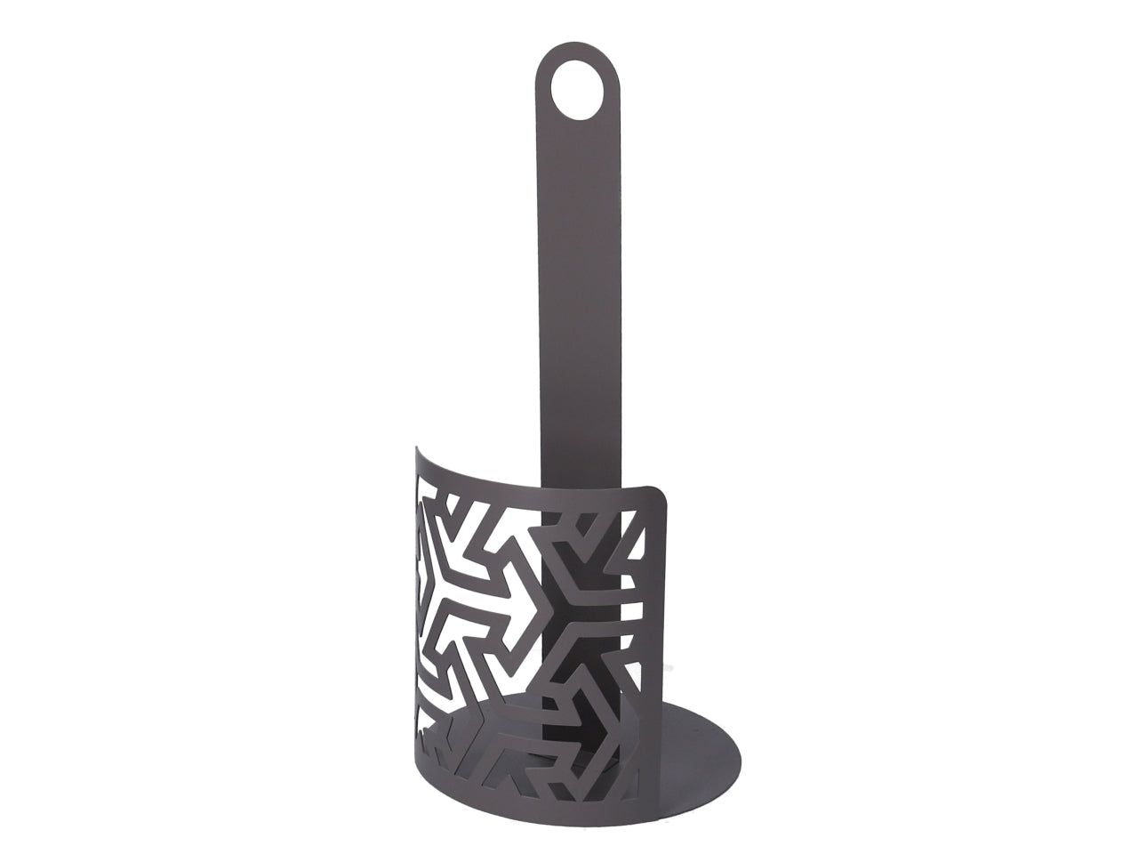 Portascottex in metallo frecce grigio tondo d.15xh.33cm