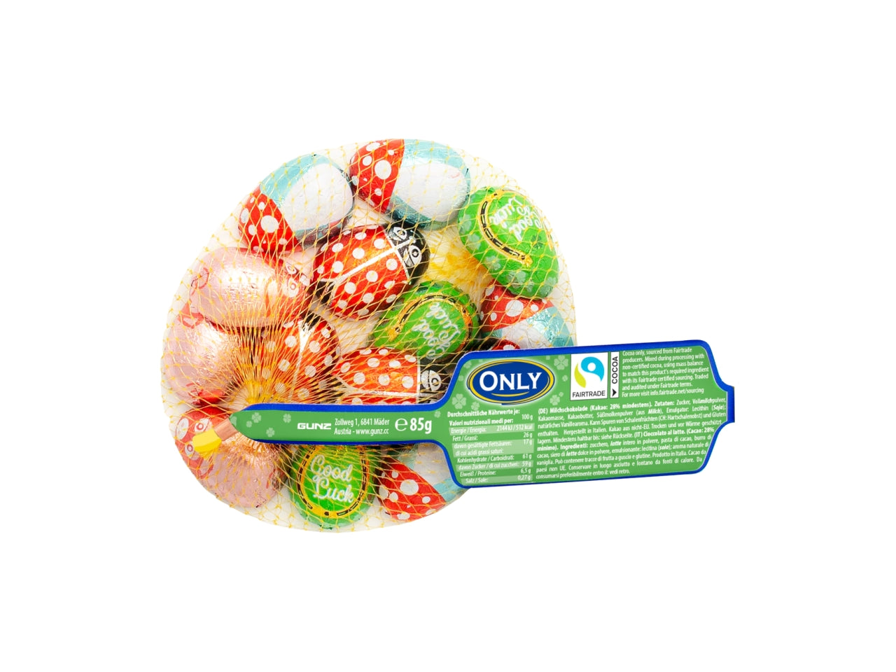 Portafortuna cioccolato al latte 85g