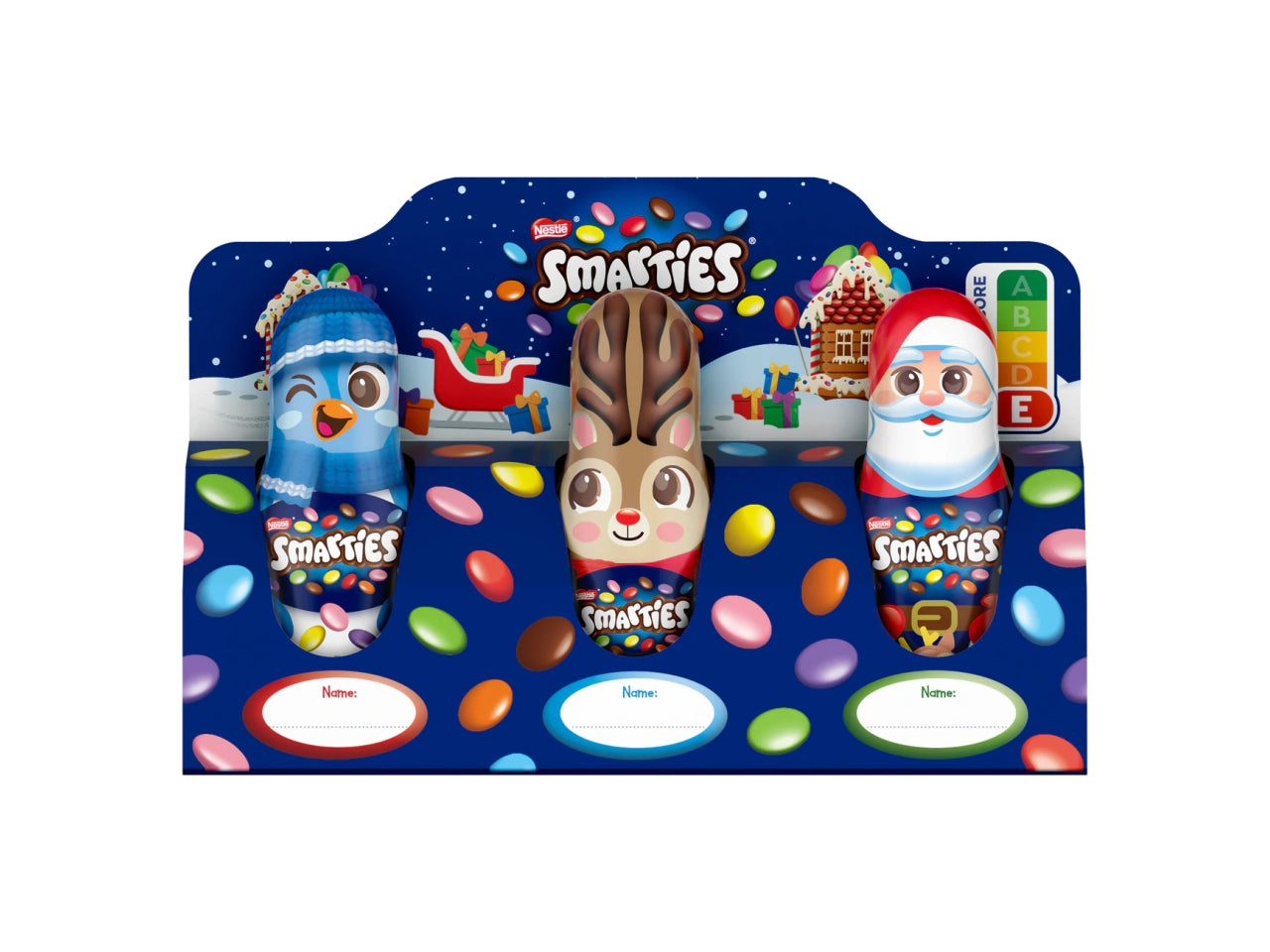 Smarties mini mix natale 3x18,7g