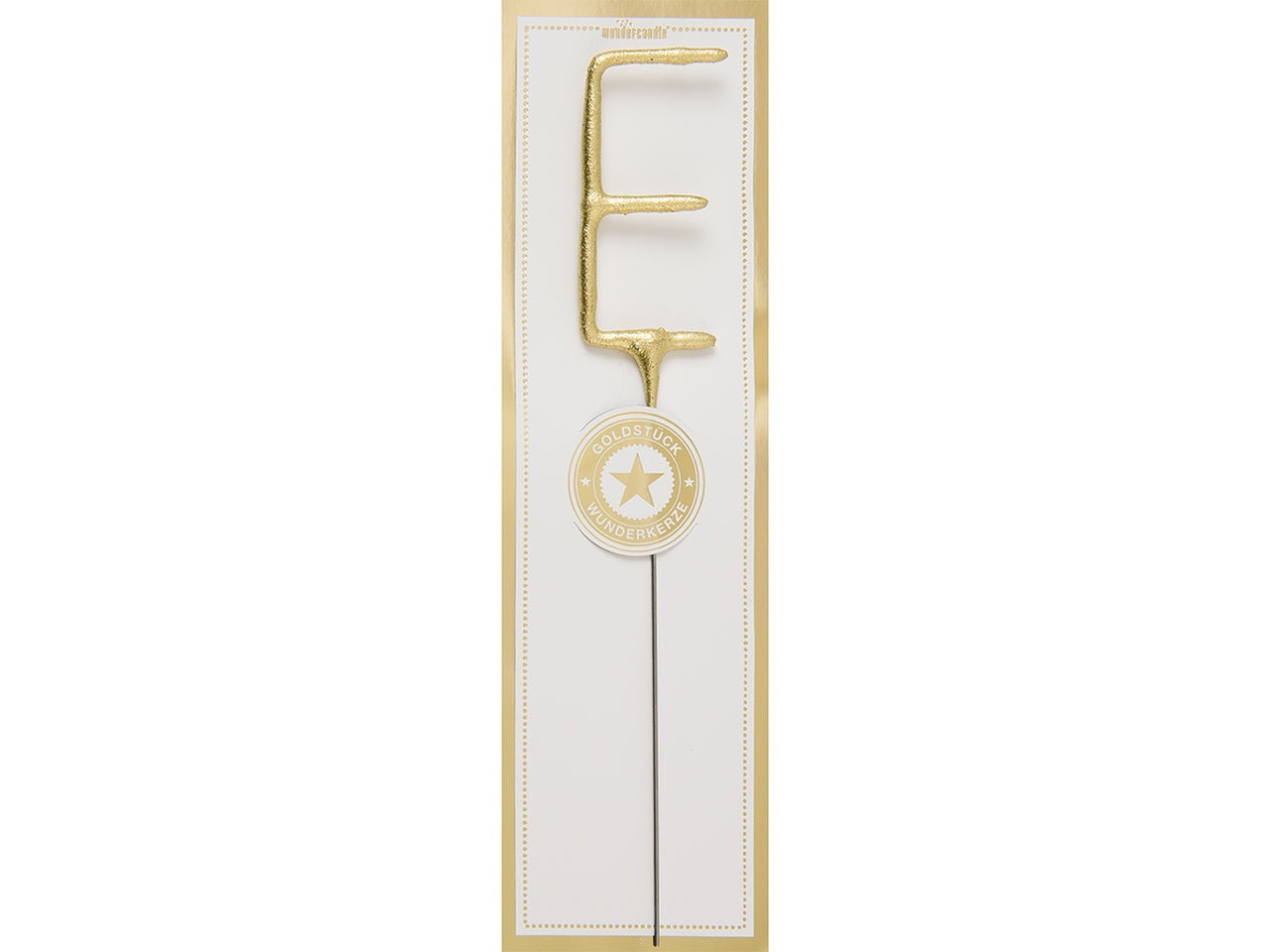 Candela scintilla Lettera E