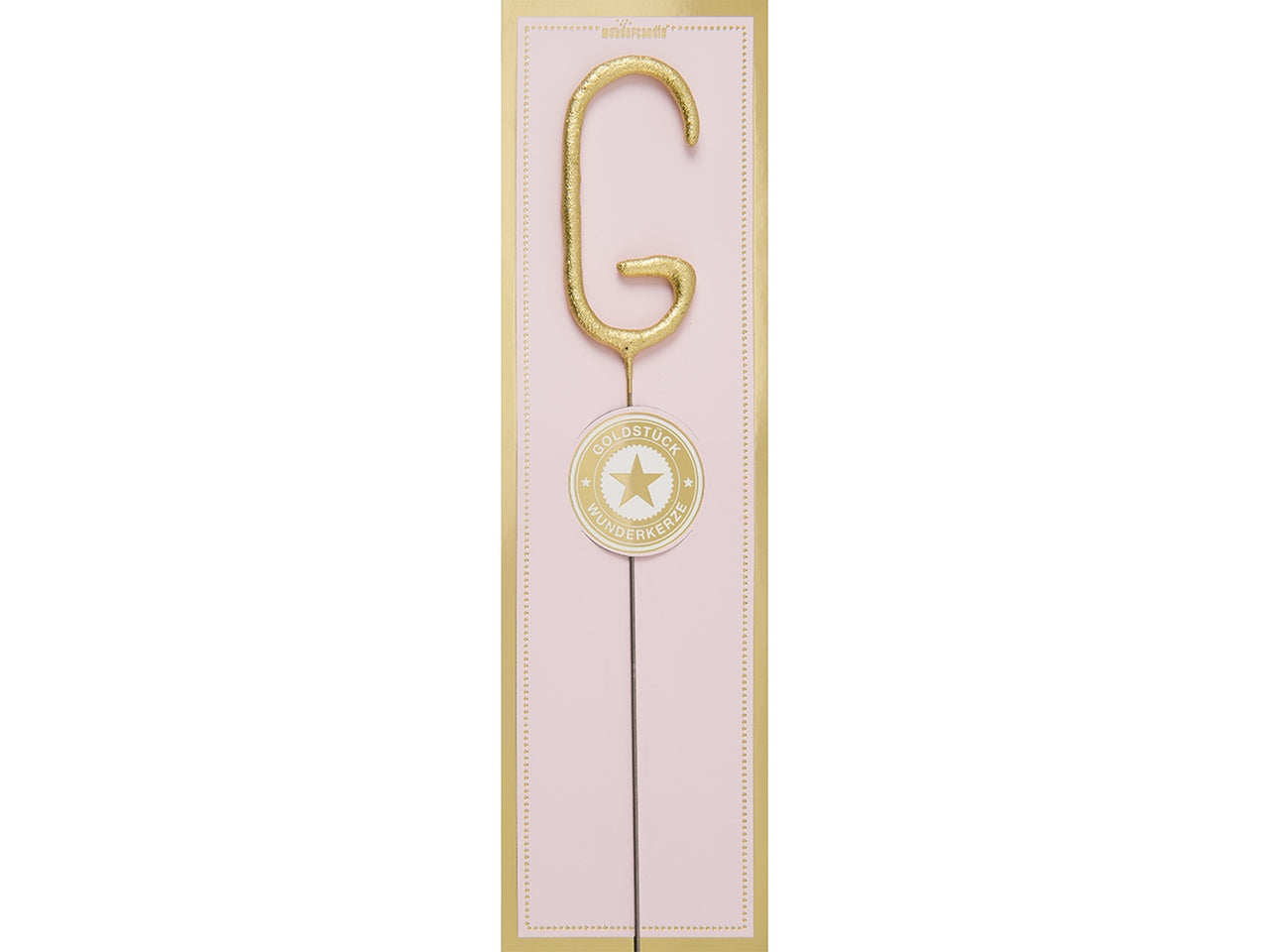 Candela scintilla Lettera G