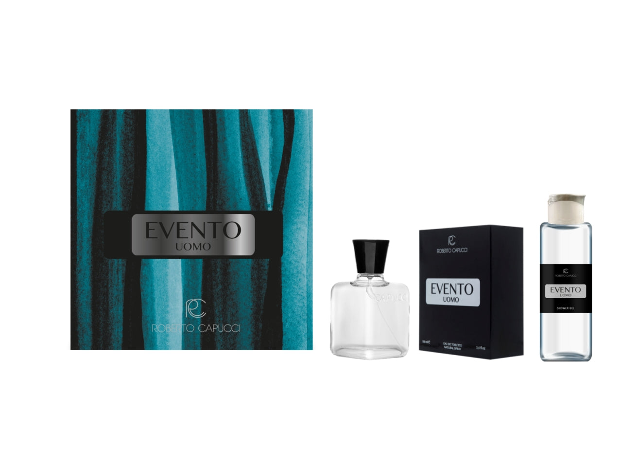 Capucci evento uomo confezione regalo con edp 100ml e bagnoschiuma 250ml
