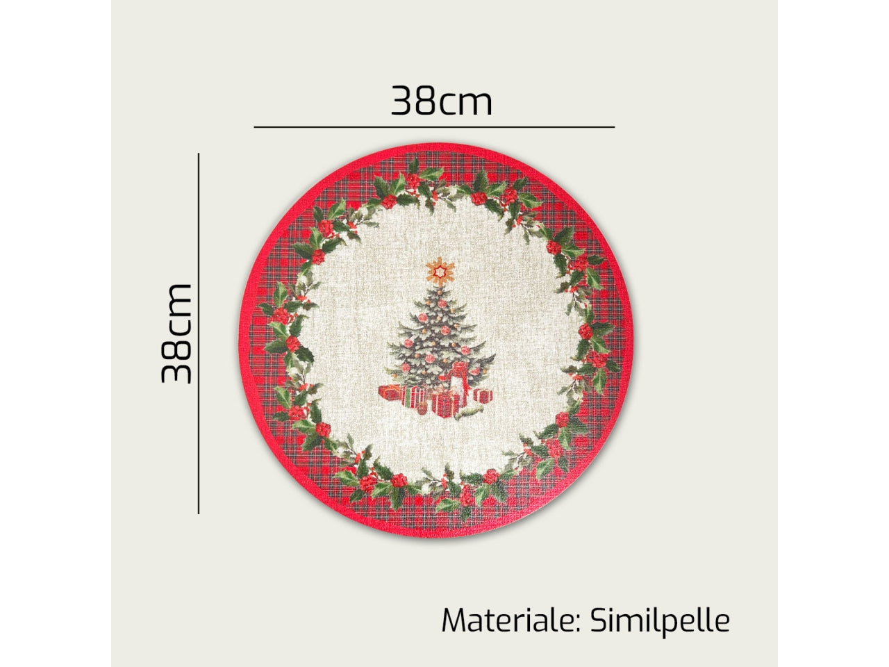 Tovaglietta 38cm con albero