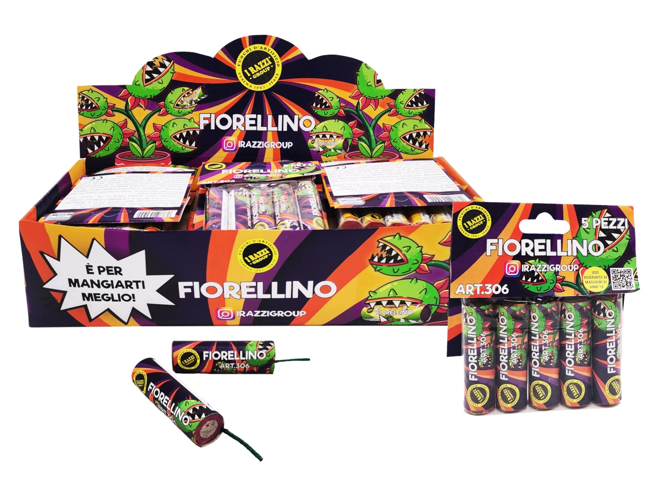 Fiorellino box 25 scatole da 5 girandole