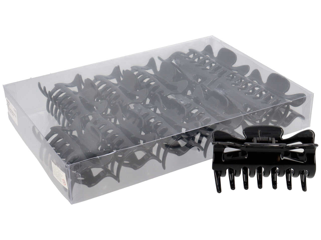 Pinza 7 denti grande nera