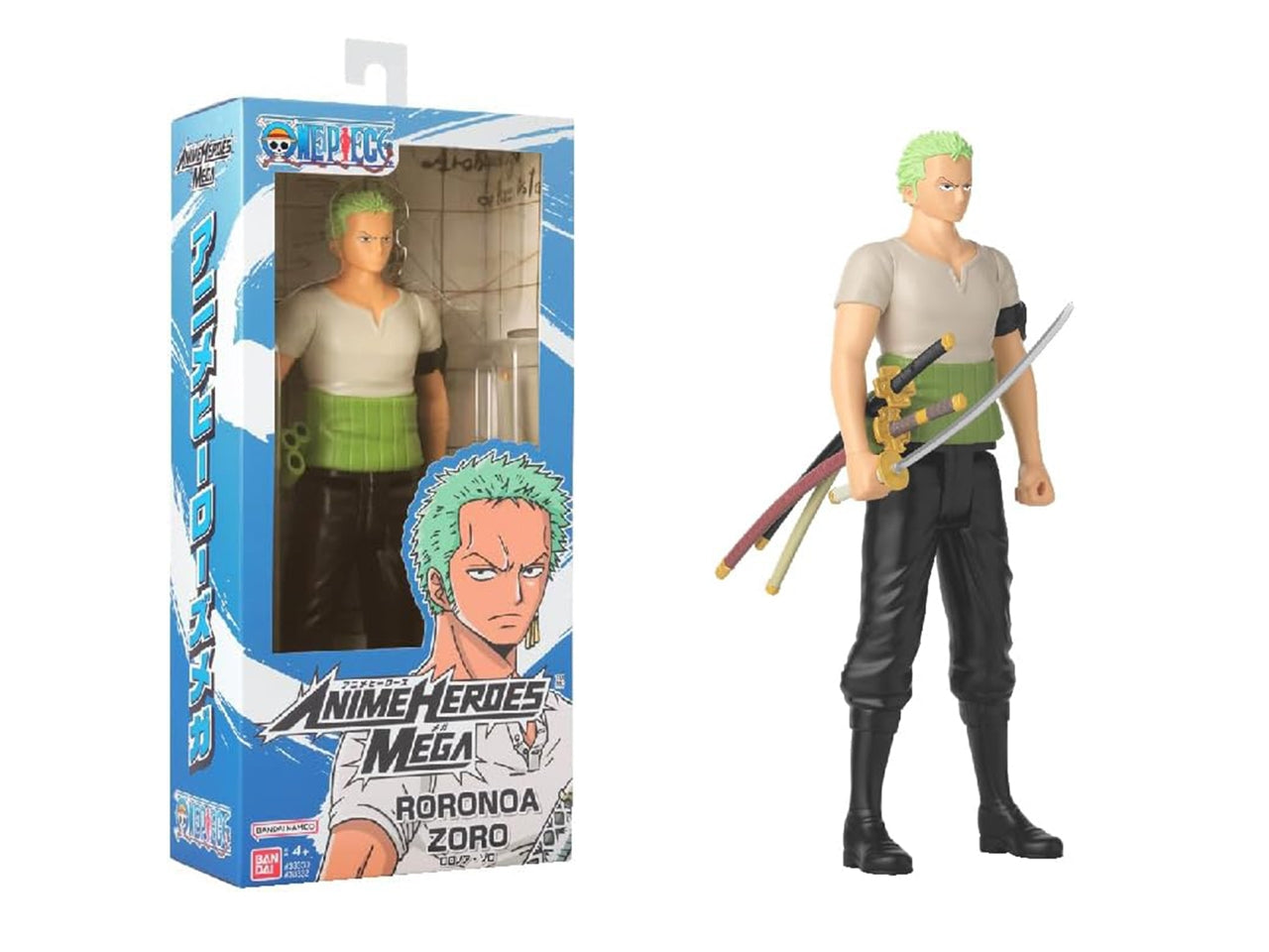 One piece toy anitoy anime heroes personaggio 30cm one piece zoro