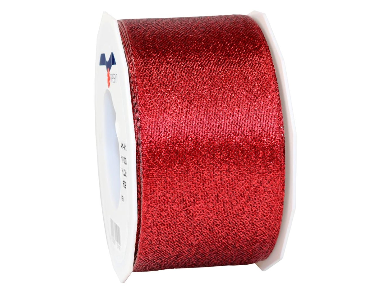 Nastro wien 6cm x20mt in tessuto metallizato rosso