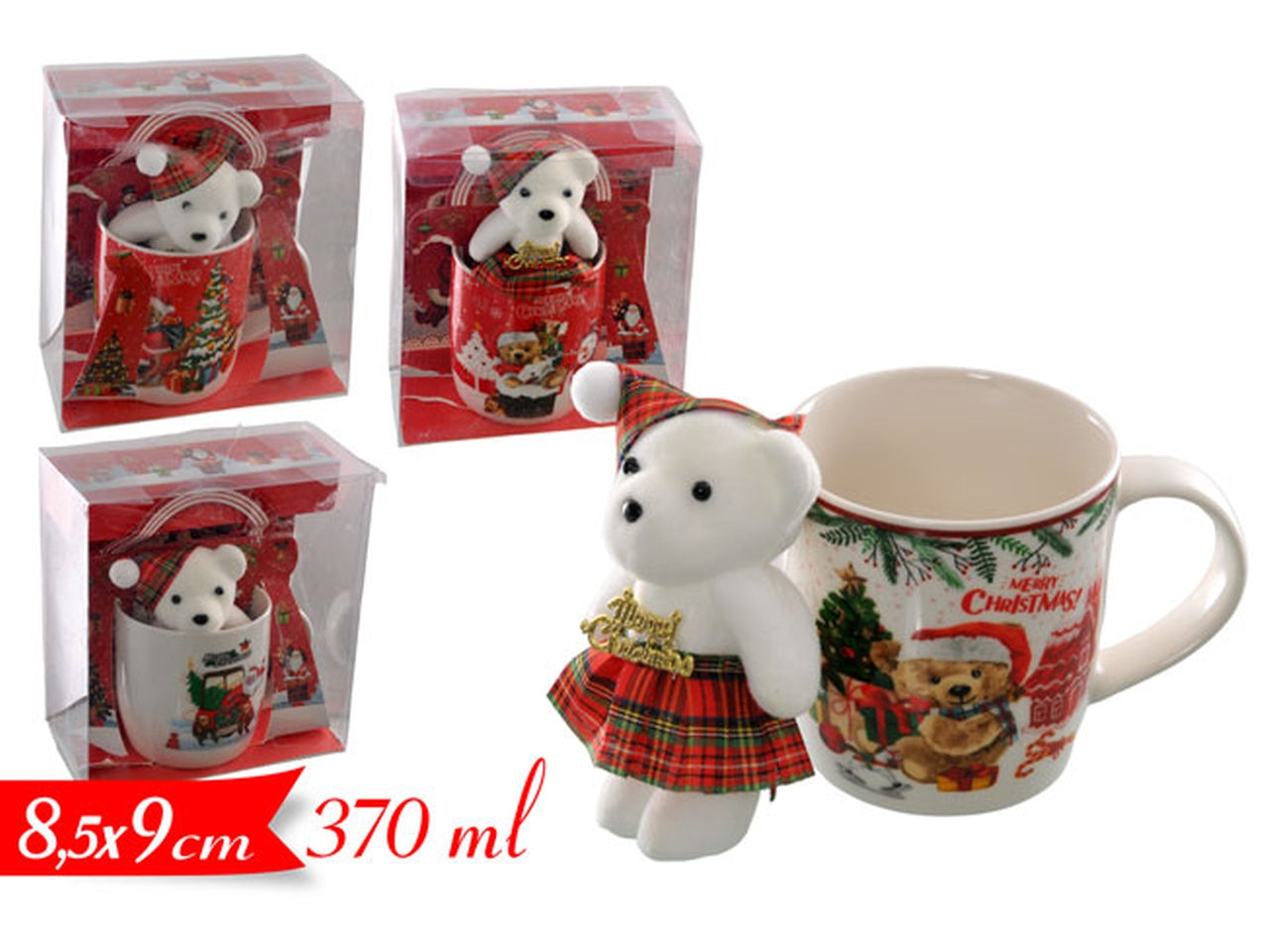 Tazza con pupazzetto modelli assortiti