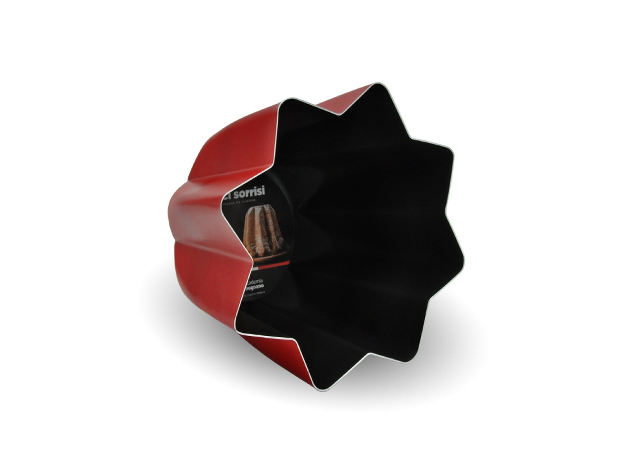 Dolci sorrisi stampo pandoro 800gr esterno rosso lampone