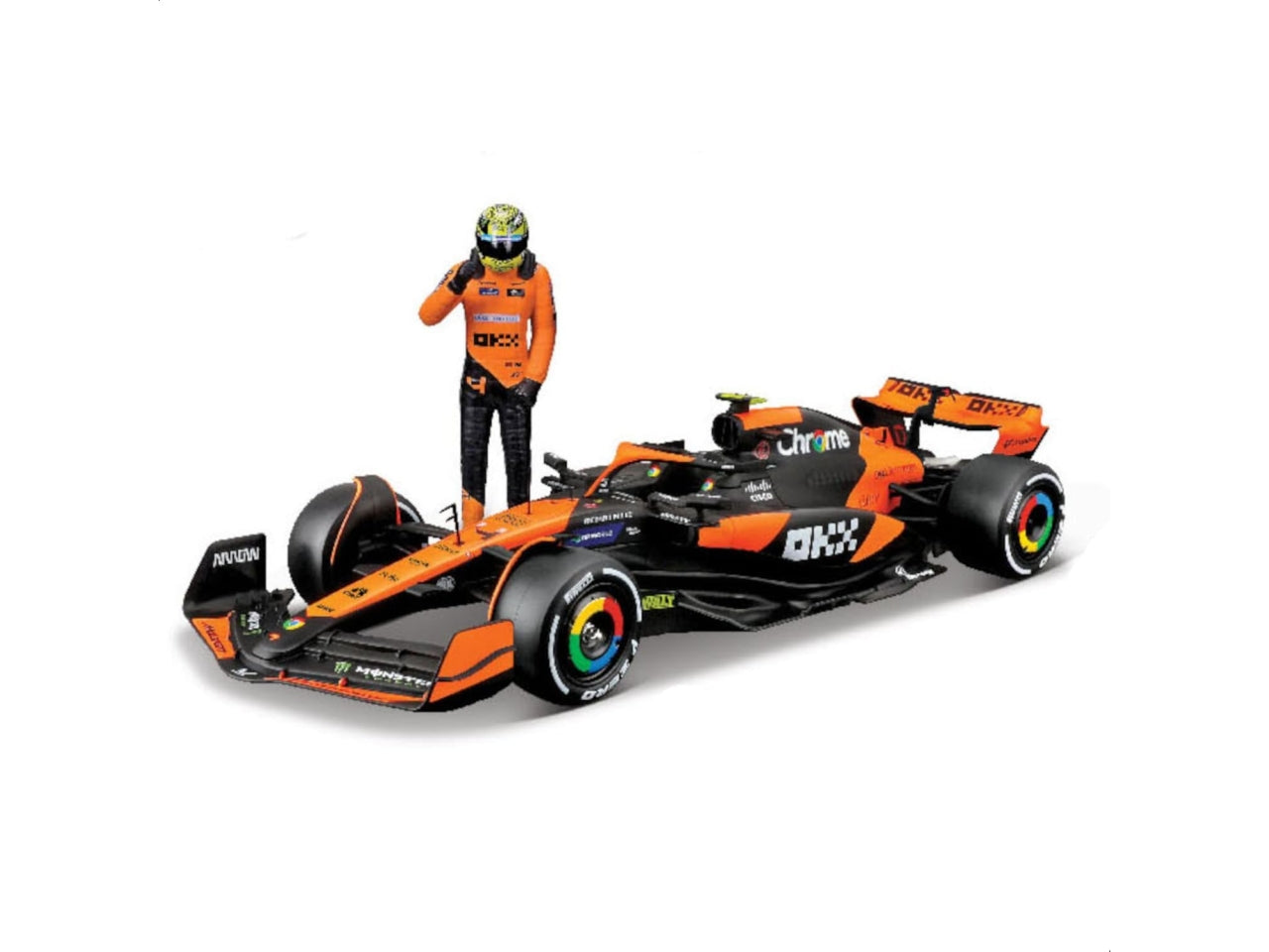 Auto formula with figure Mclaren mcl38 scala 1:43