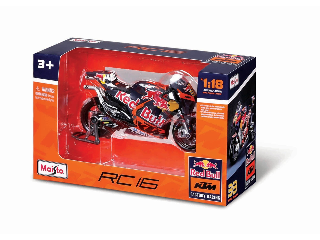 Auto moto Gp Red Bull ktm racing 2023 scala 1:18