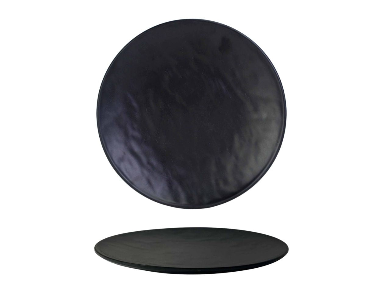 Nero organic piatto tondo 25cm melamina