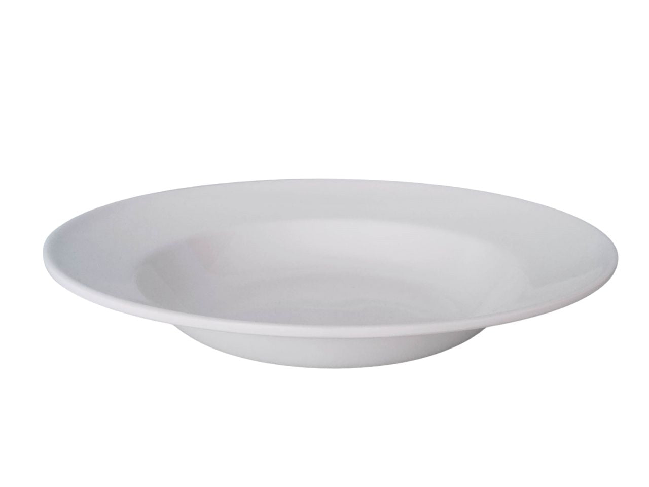 Bianco piatto fondo 23cm melamina