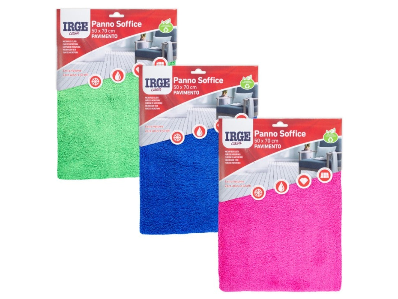 Irge panno microfibra 50x70cm soffice