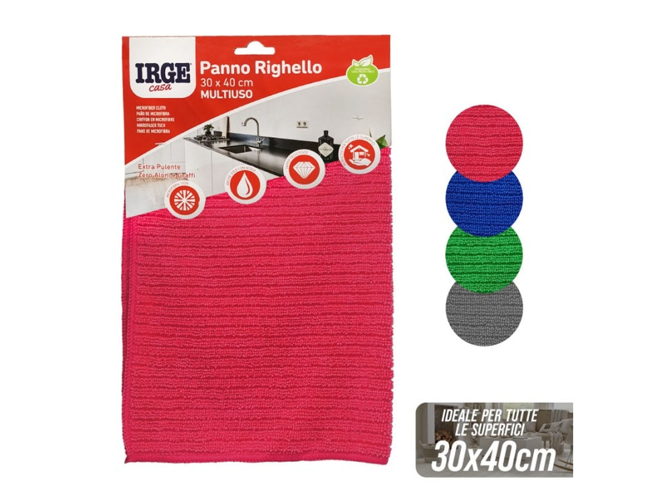 Irge panno microfibra righello 30x40cm