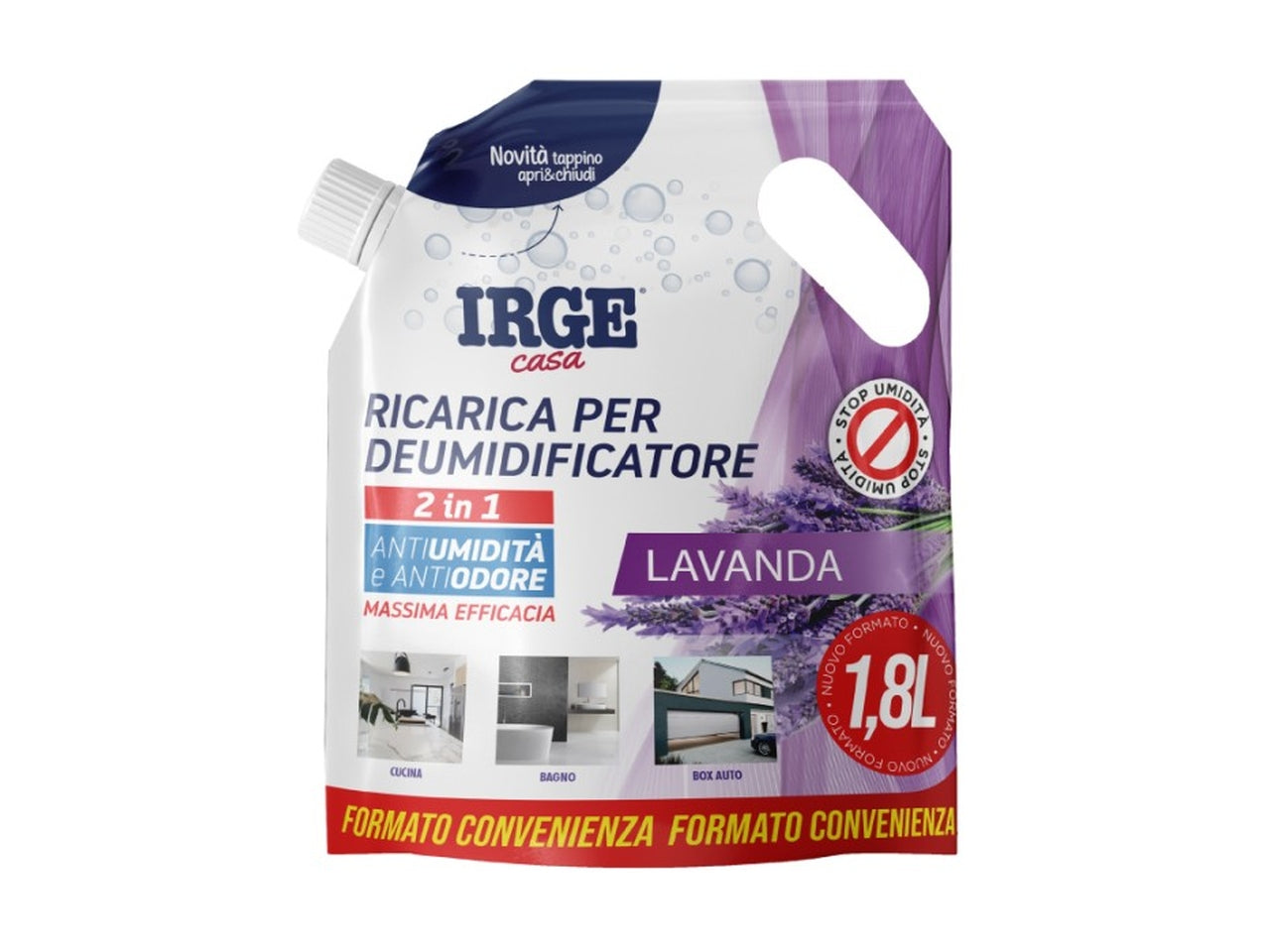Ricarica deumidificatore 1,8l lavanda