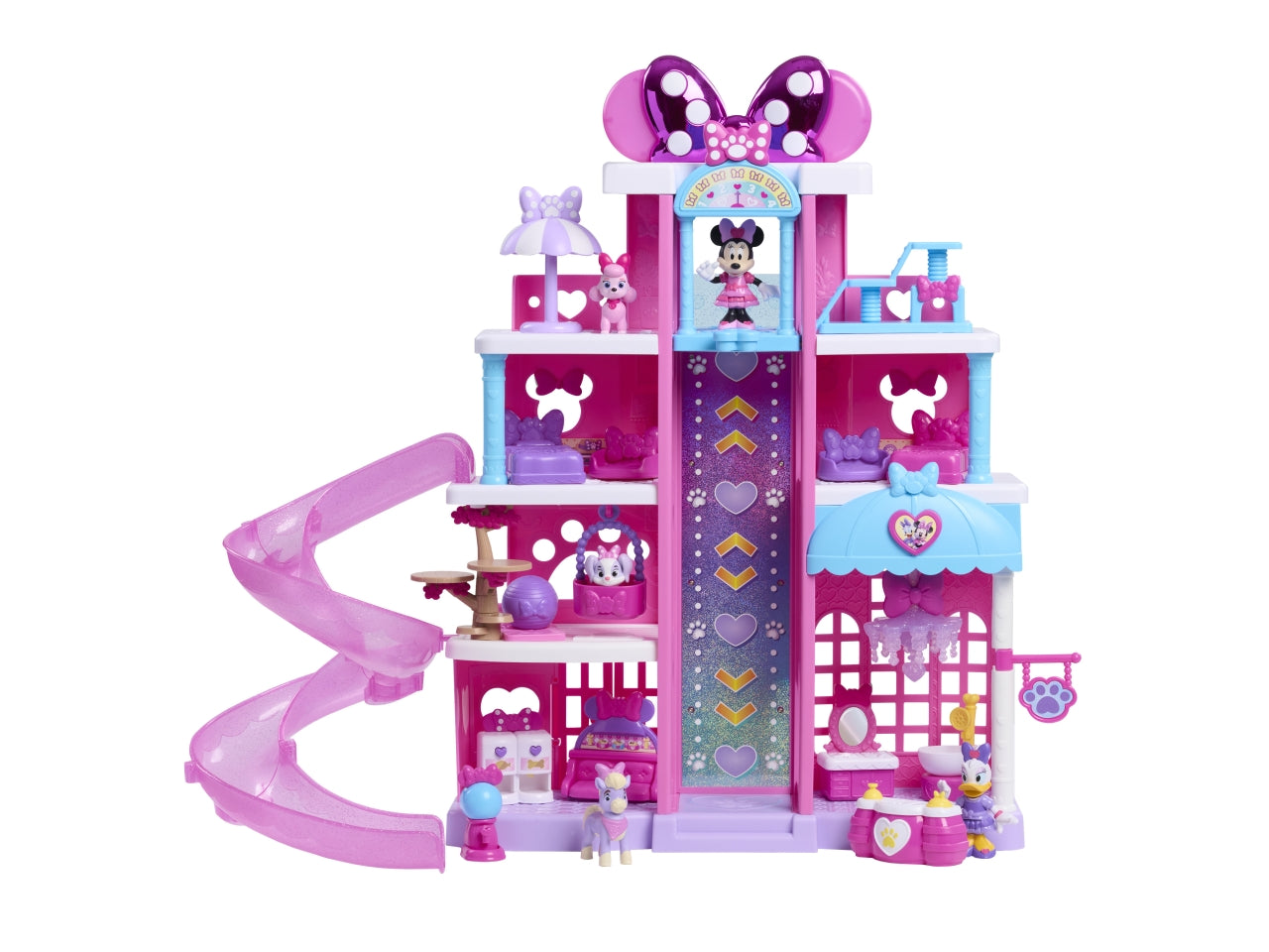 Minnie Mouse set gioco con personaggi, pet Hotel