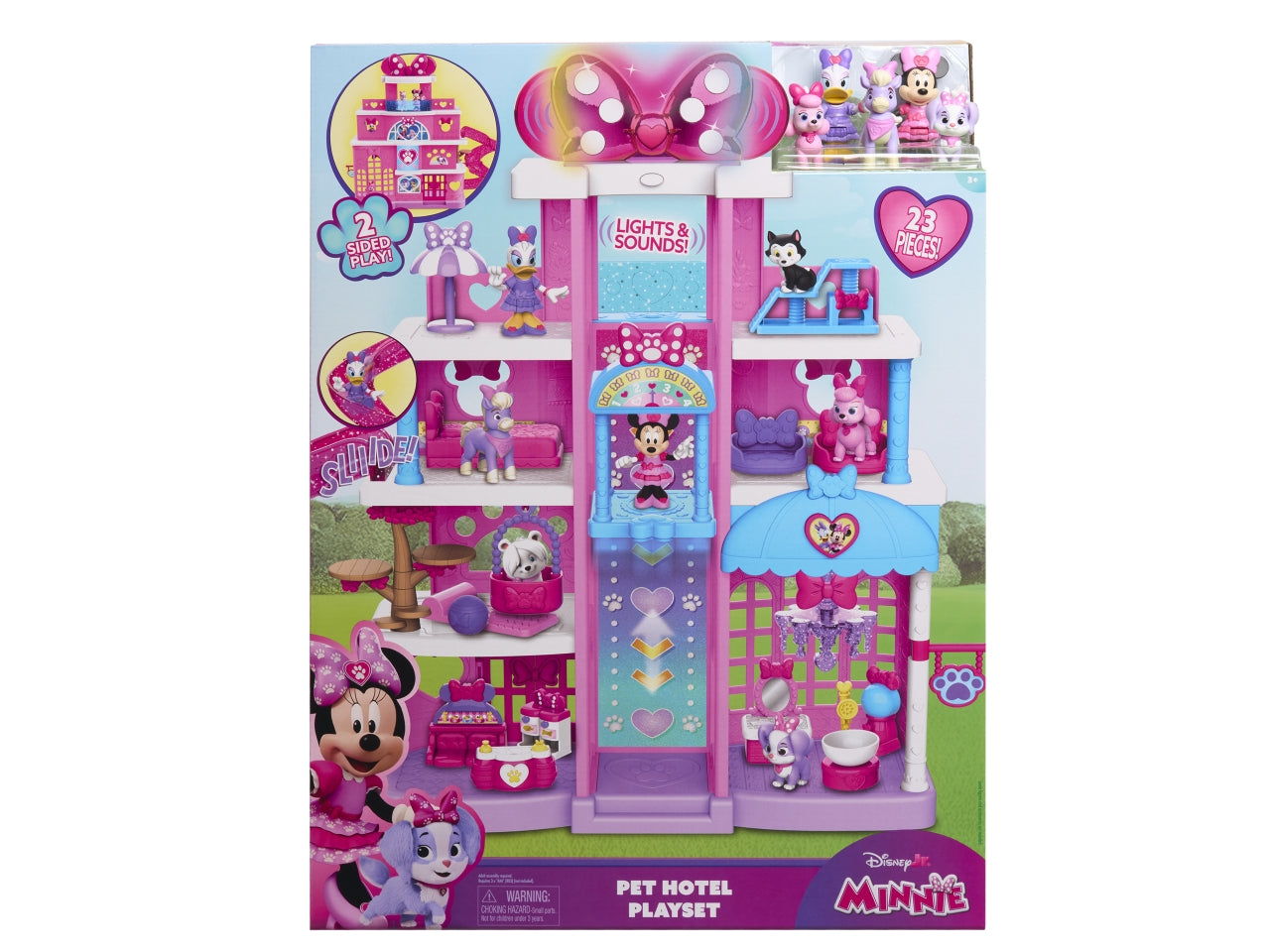 Minnie Mouse set gioco con personaggi, pet Hotel