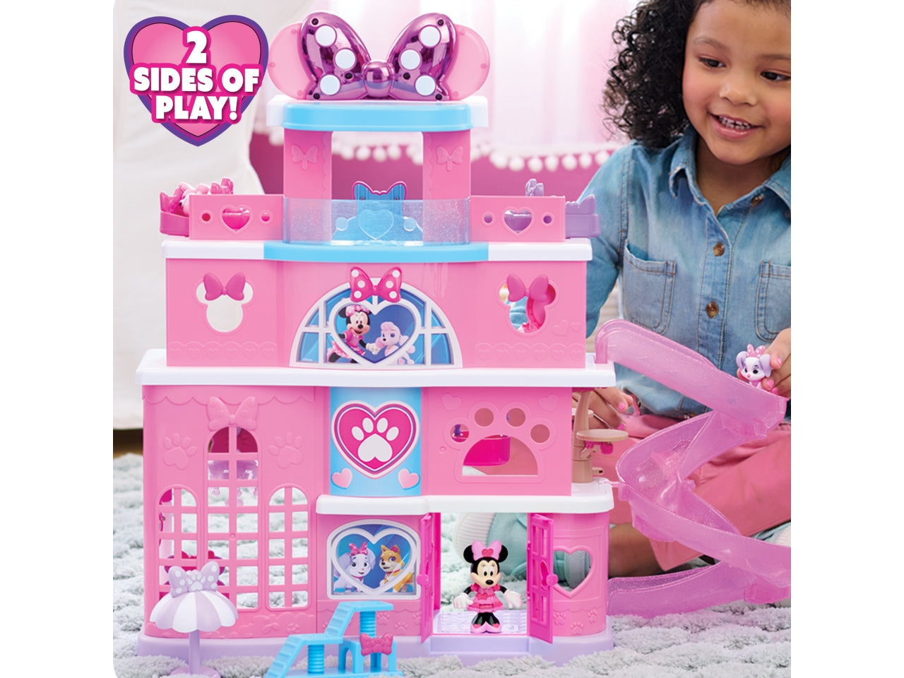 Minnie Mouse set gioco con personaggi, pet Hotel