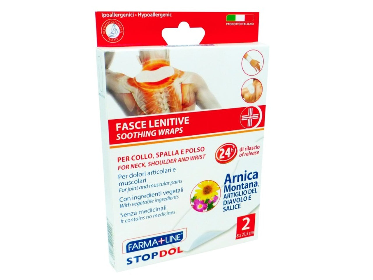 Fasce arnica dolori muscolari set da 2 fasce