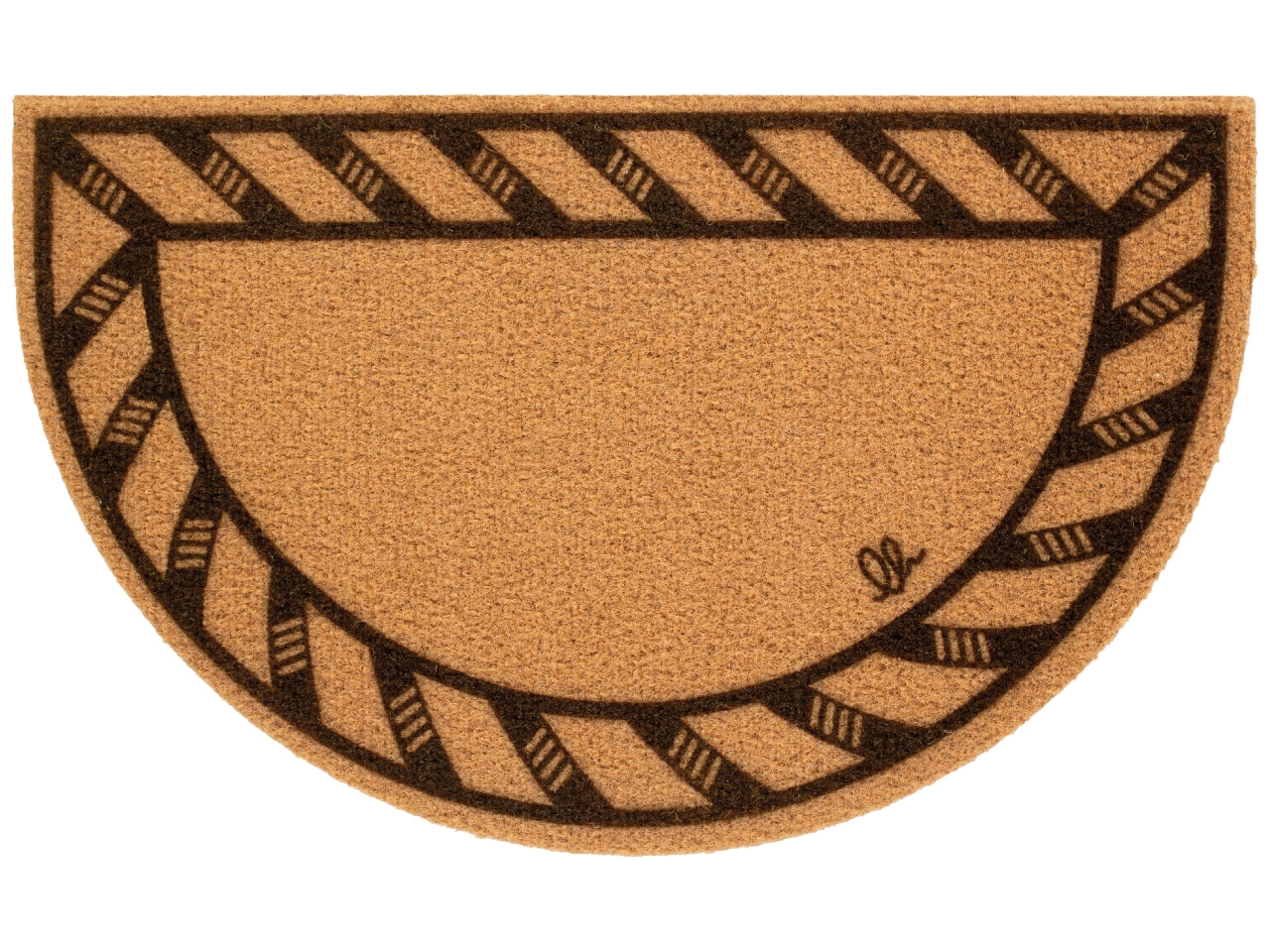 Zerbino eco-cocco mezza luna classico 40x65cm