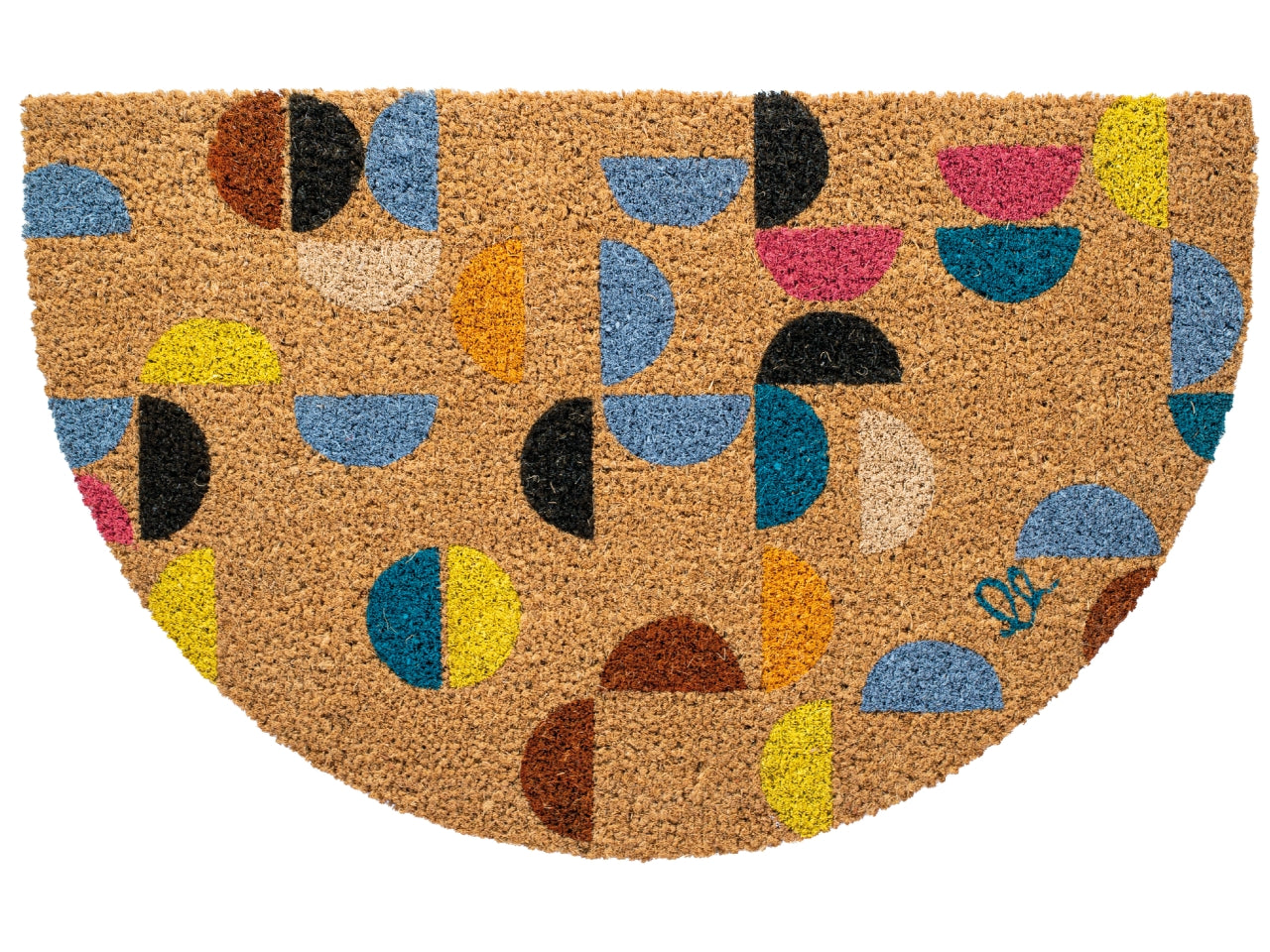 Zerbino cocco fantasy mezzaluna C12 40x65cm