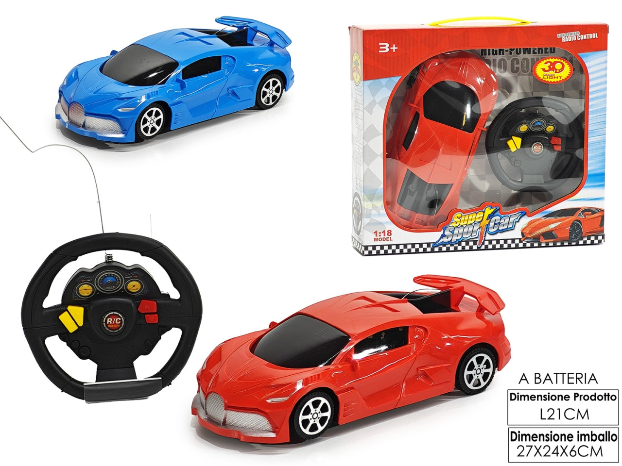 Auto ridiocomando 2 funzioni 2assortimenti