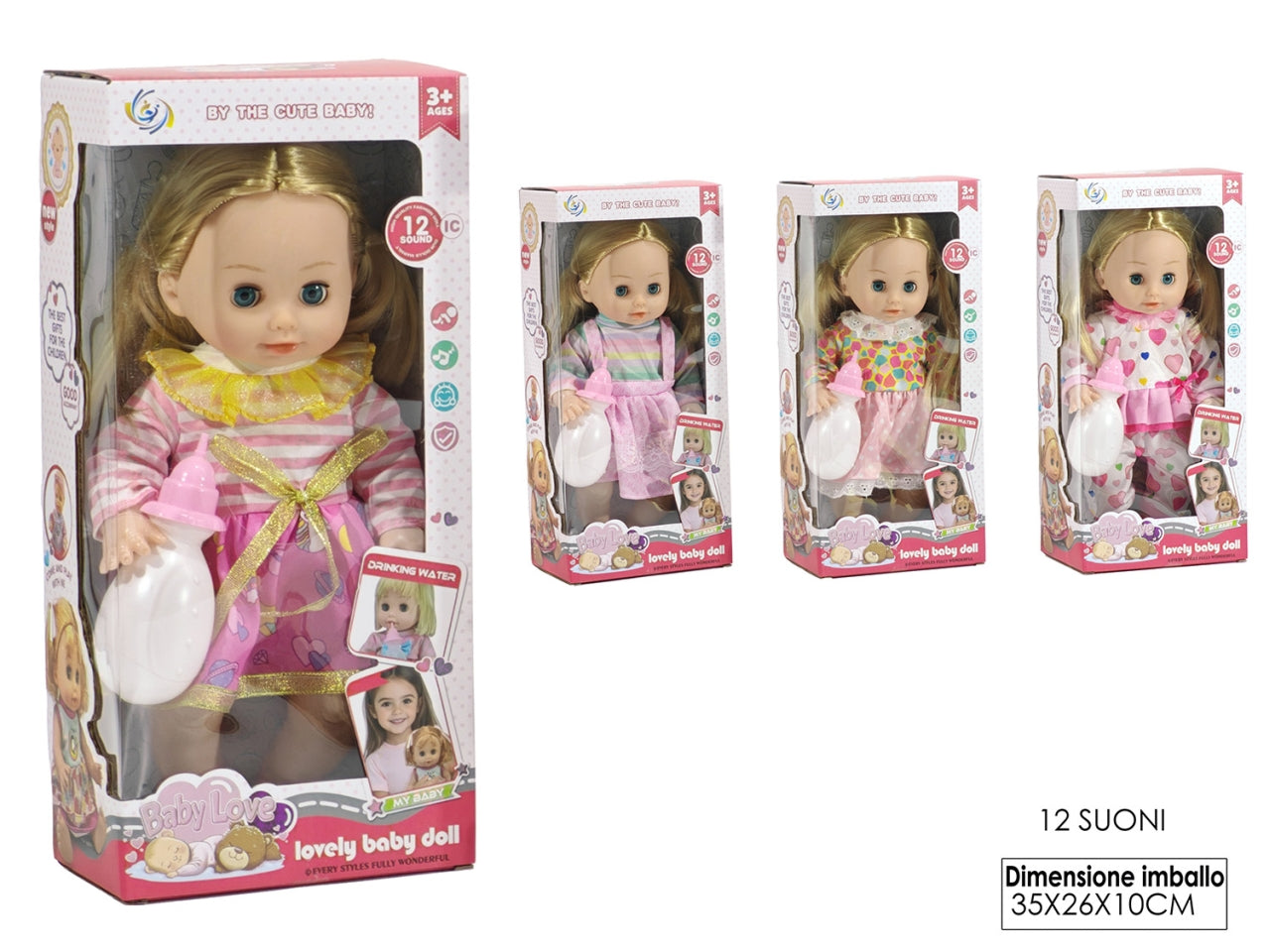 Bambolotto con accessori modelli assortiti