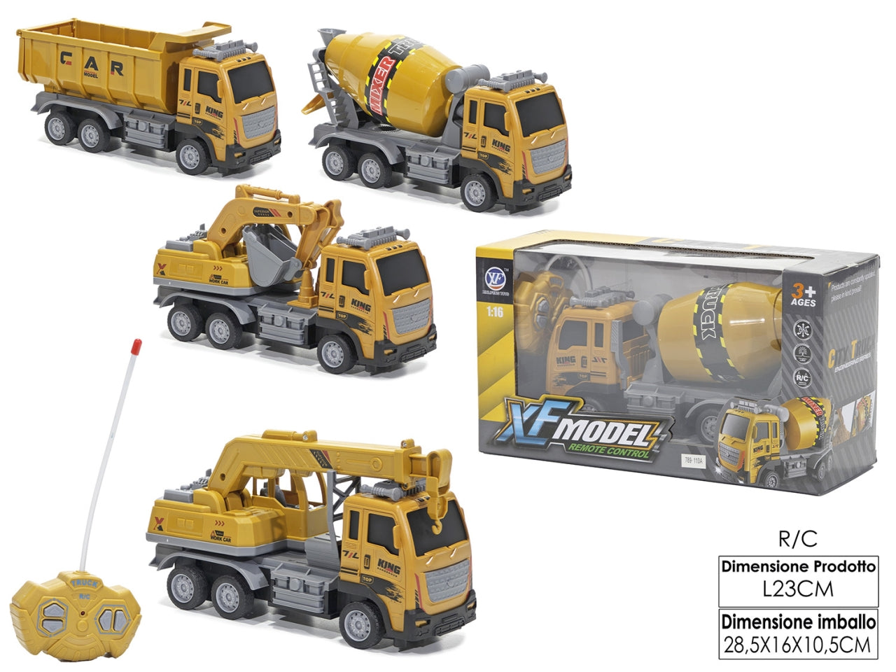 Truck radio comandate modelli assortiti