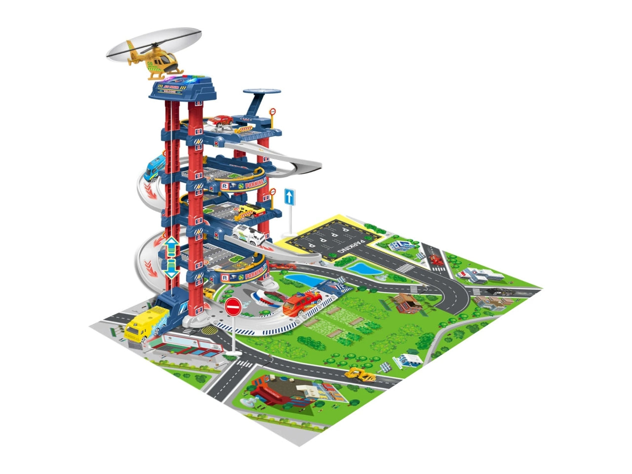 Garage city 6 livelli 78pz