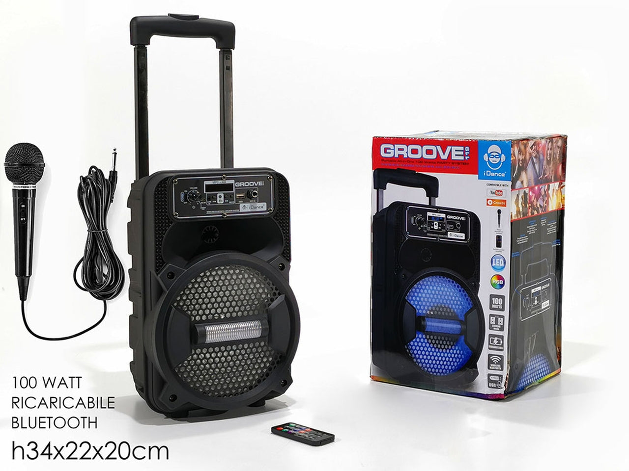 Grove 119 karaoke con microfono