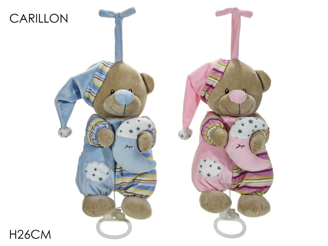 Orso carillon h.35cm dolce nanna