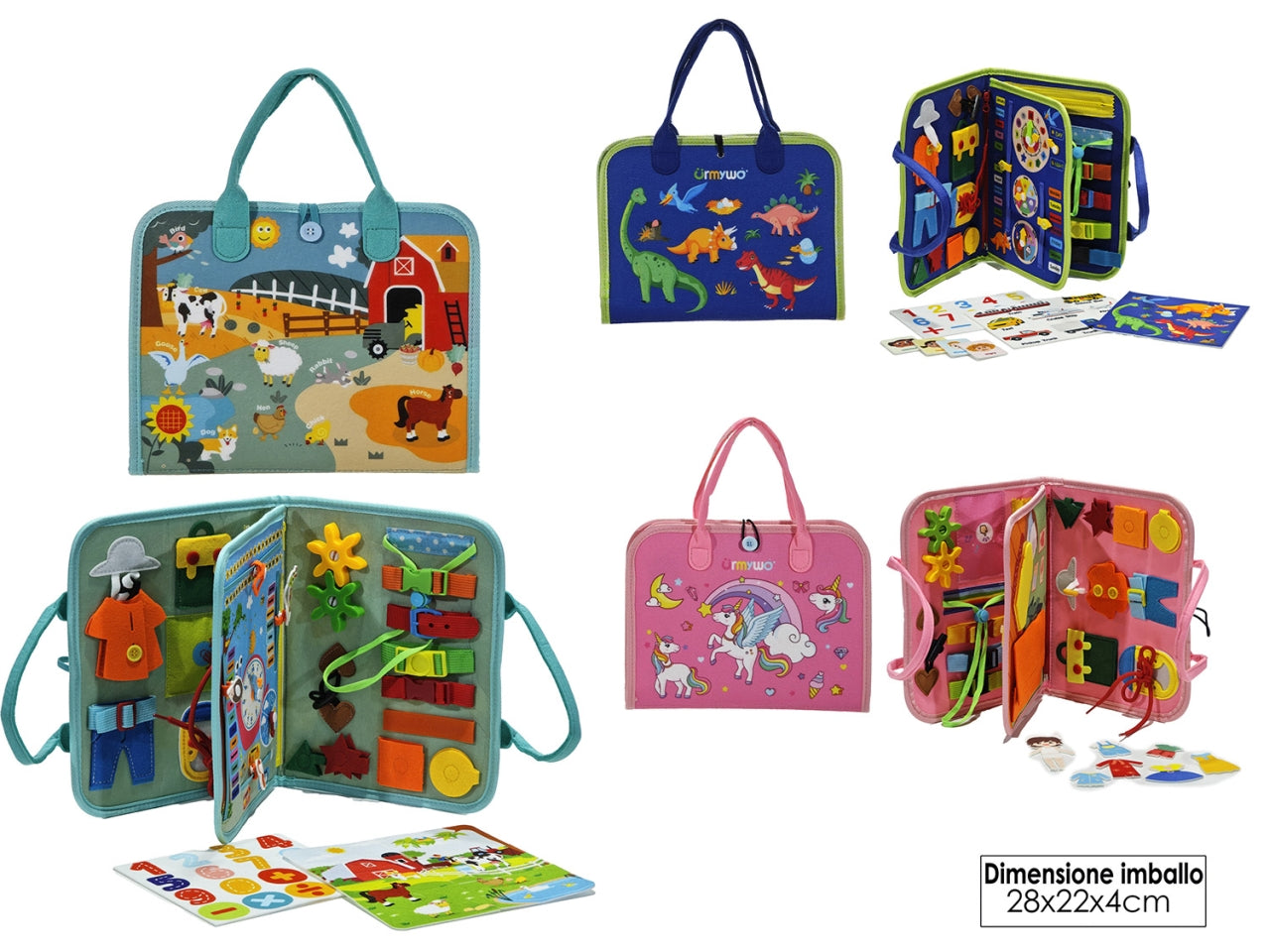 Valigetta a libro educativa modelli assortiti