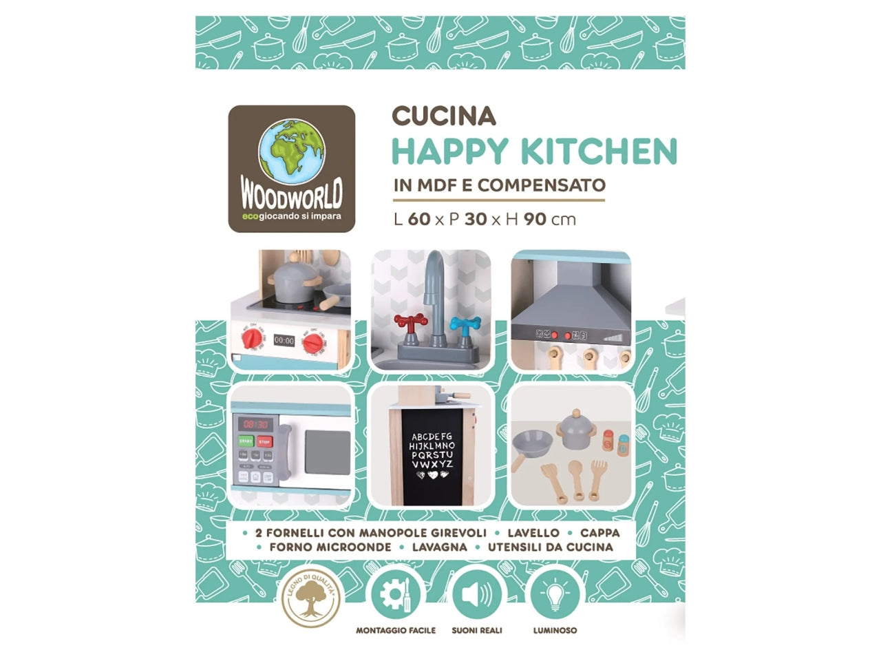 Wood world-cucina happy kitchen