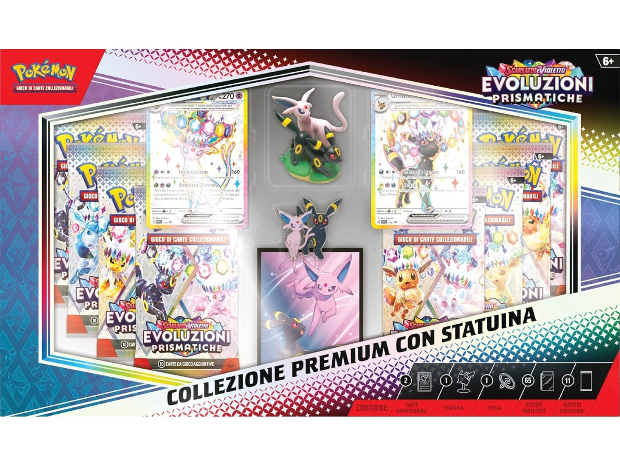 Pokemon SV8.5 collezione premium con statuina £