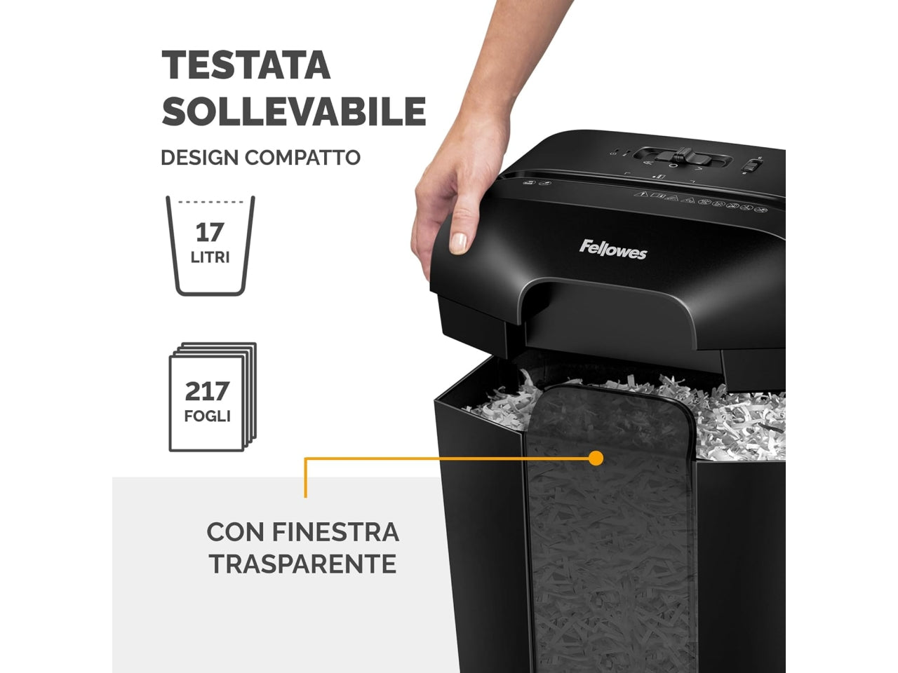 Distruggi documento a frammento