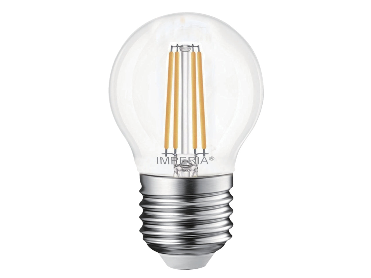Imperia led sfera e27 4000k 6w 230v 25000h filament