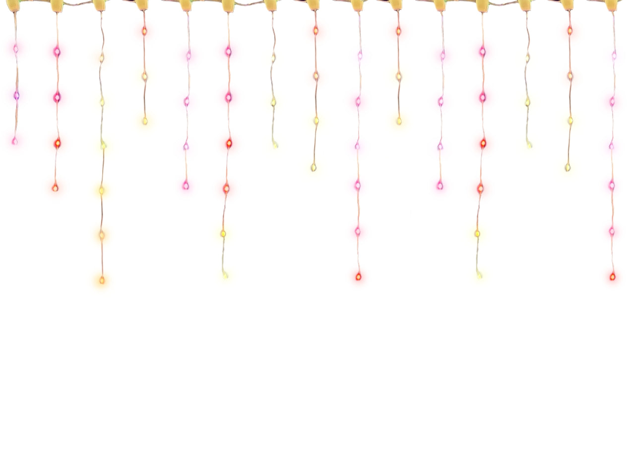 Tenda luci sfalsata 85 led "app-i light fantasy" smart rgb, 3xh.max0,6mt, con telecomando e app, cavo trasparente, Ip44 per uso interno ed esterno