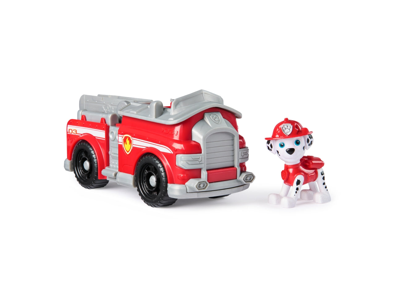 Paw patrol veicolo base marshall con personaggio