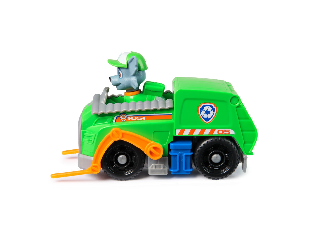 Paw patrol veicolo base rocky con personaggio