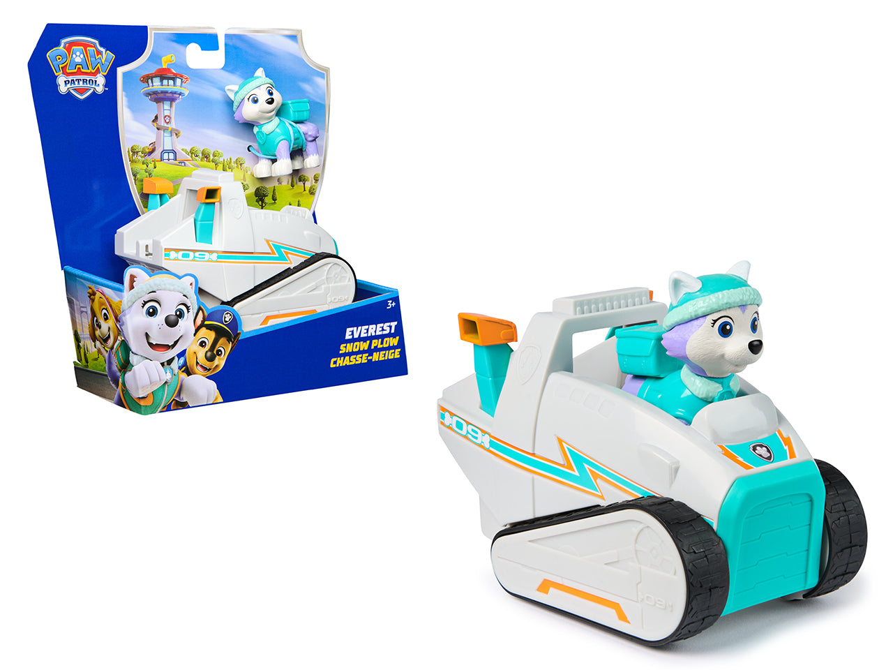 Paw patrol veicolo base everest con personaggio