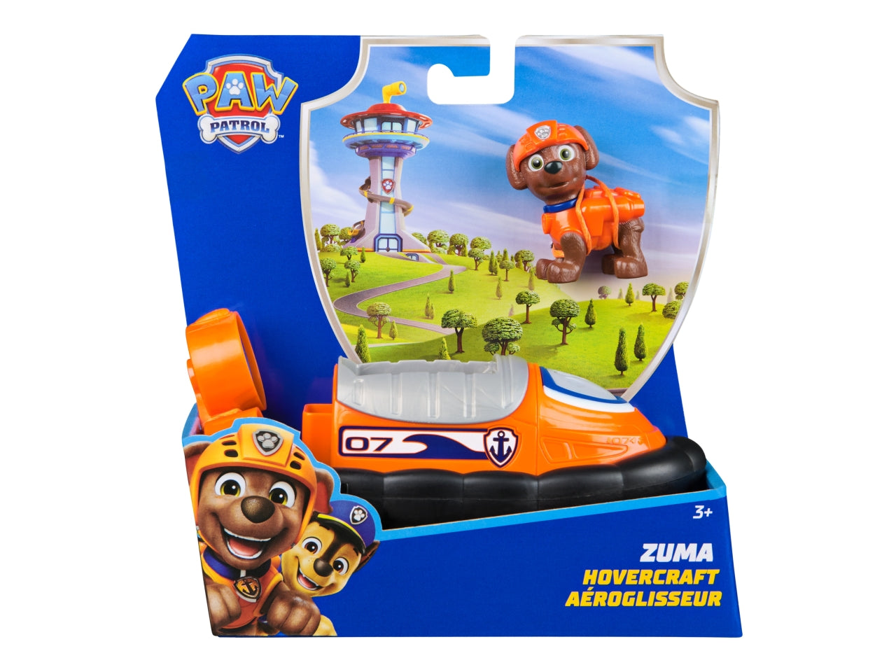 Paw patrol veicolo base zuma con personaggio