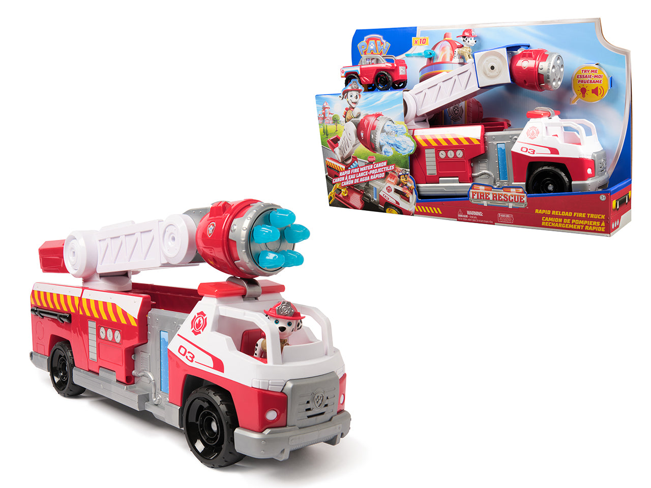 Paw patrol firerescue camion pompieri marshall 6072600 $