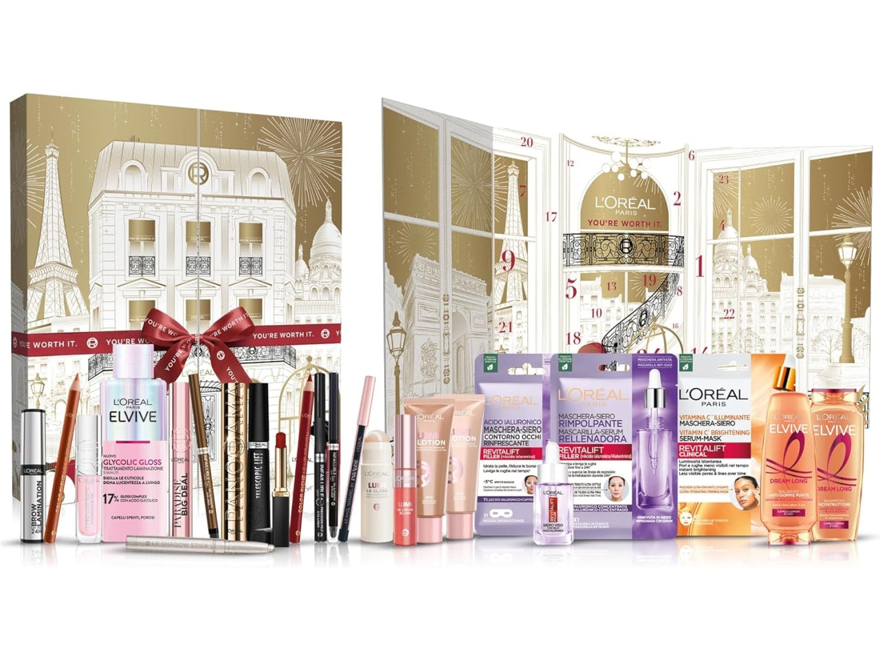 L'oreal Paris calendario dell'avvento 24 giorni
