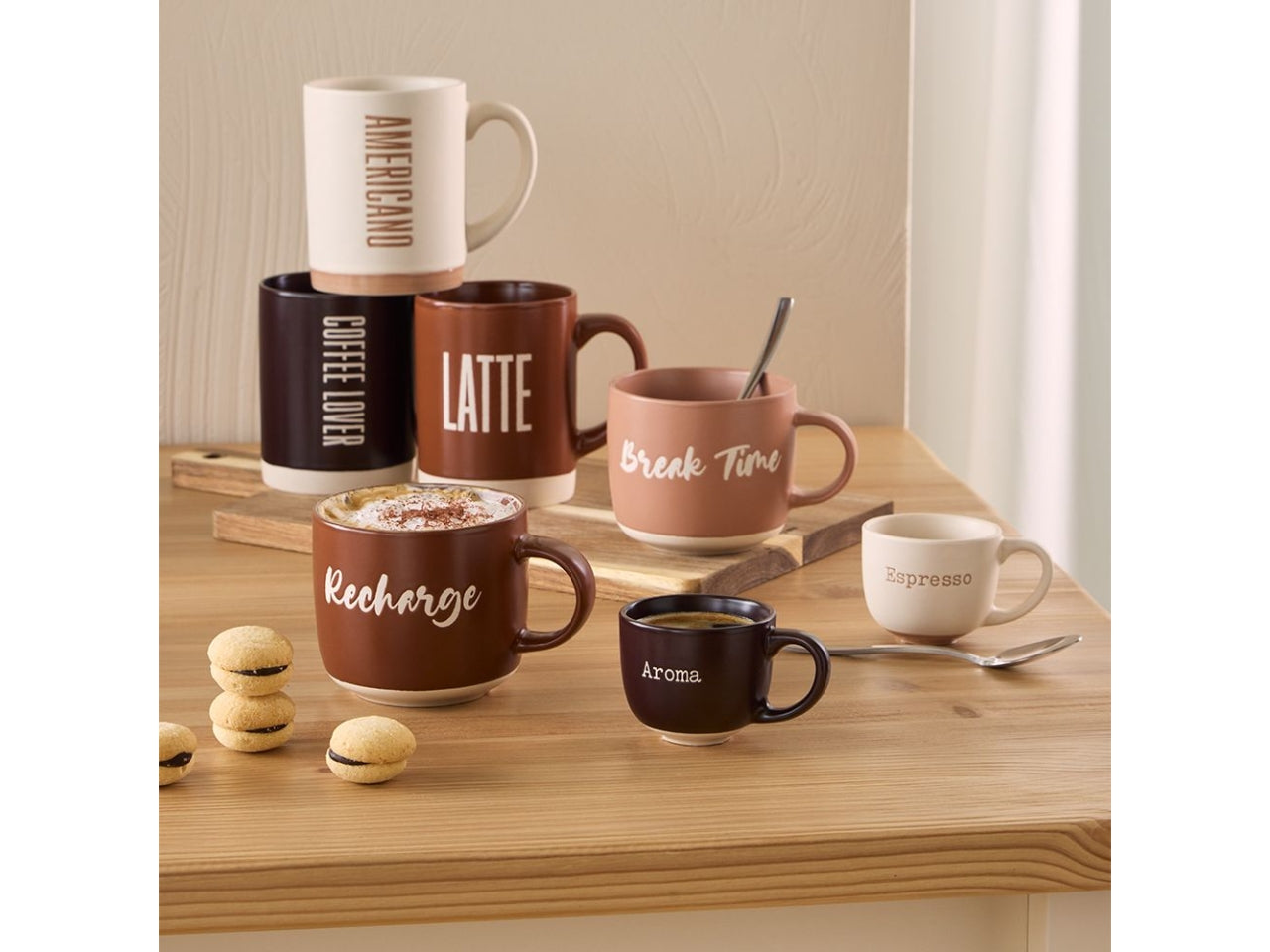 Mug cindy barista 450ml la confezione contiene 4 tazza