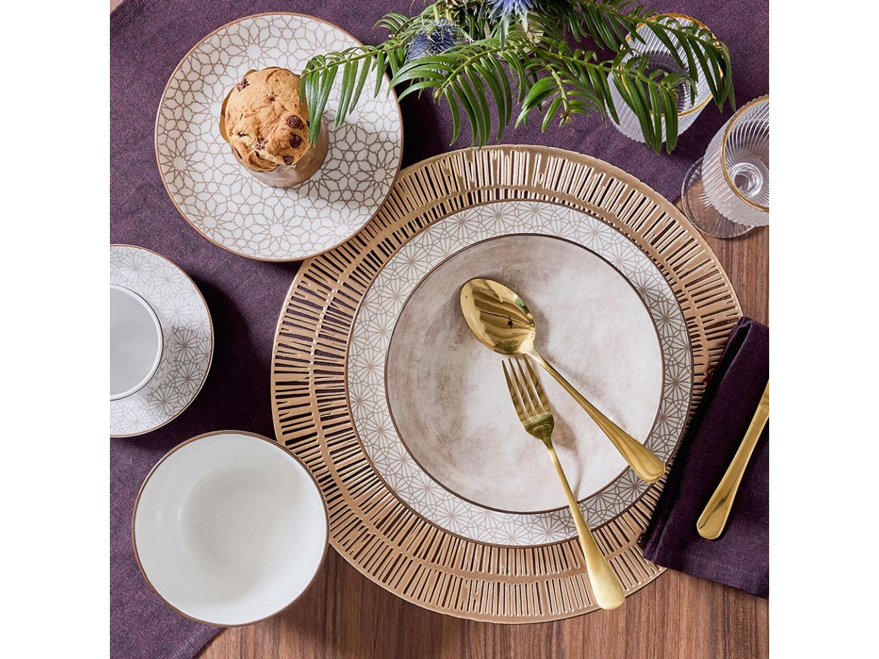 Servizio tavola 18 pz Madison habana