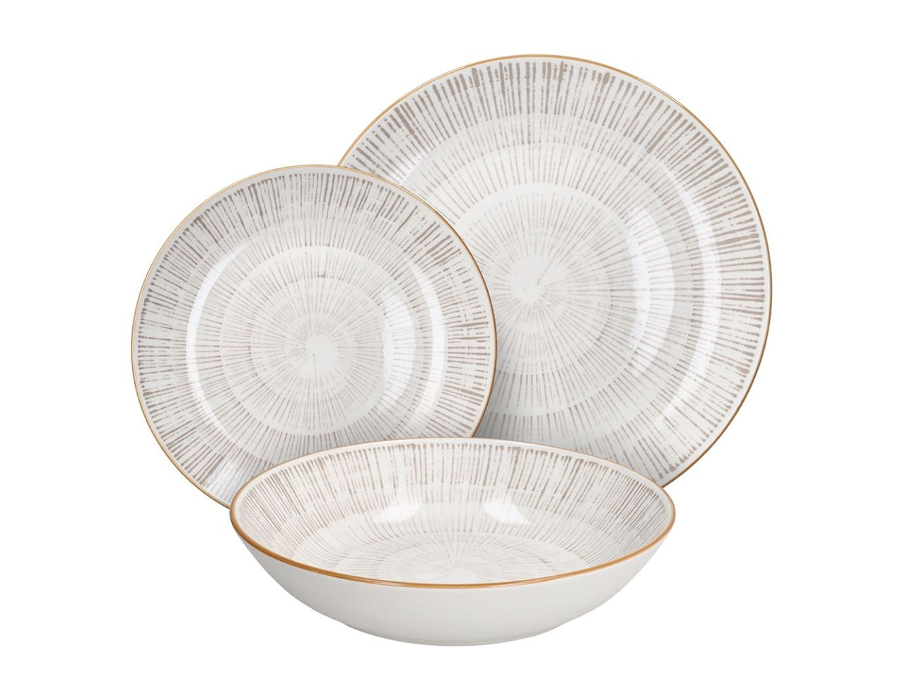 Serviziotavola 18 pz Madison virtuo beige