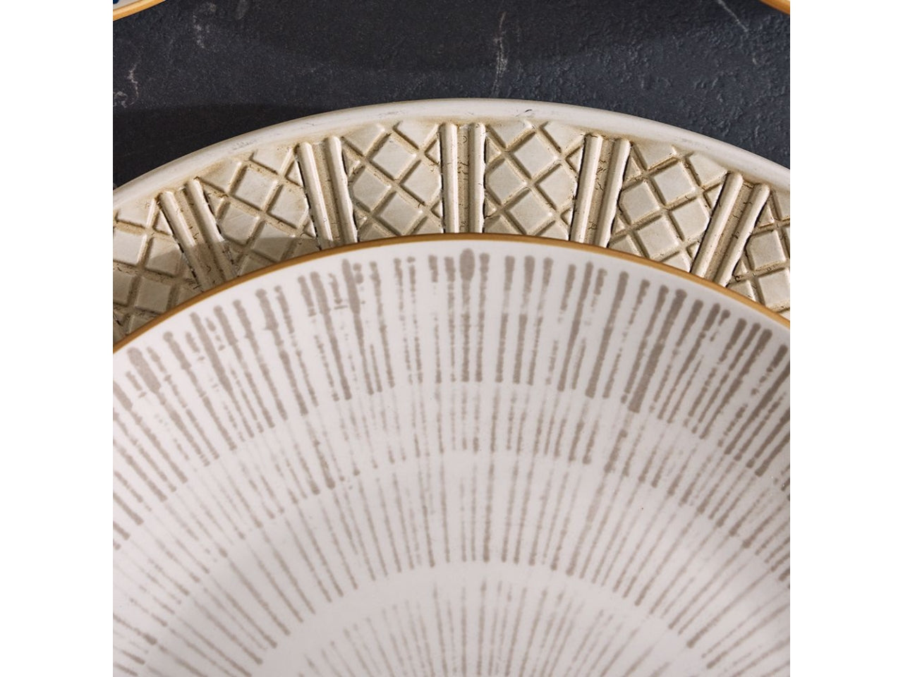 Serviziotavola 18 pz Madison virtuo beige