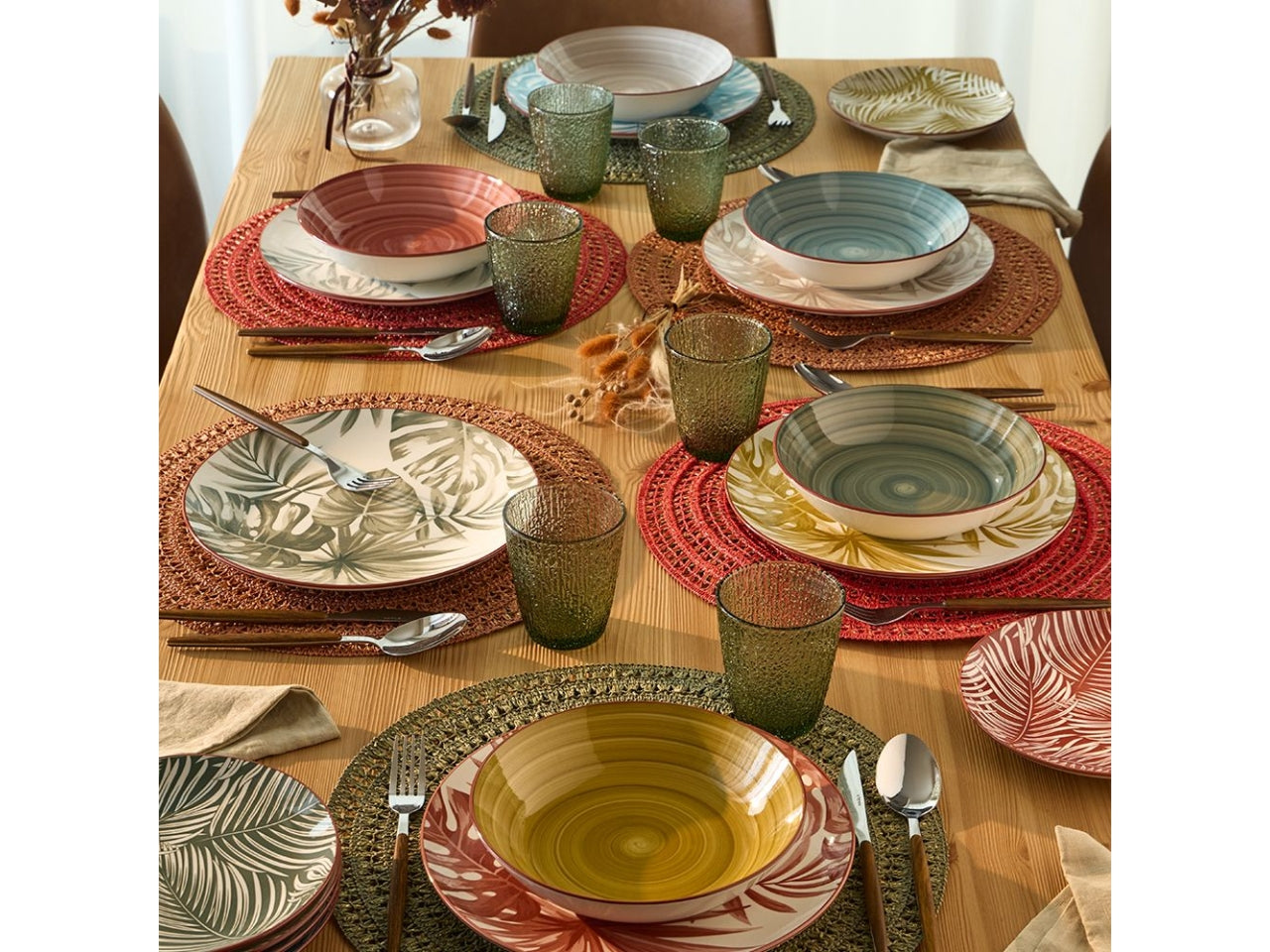 Serviziotavola 18 pz Madison exotic